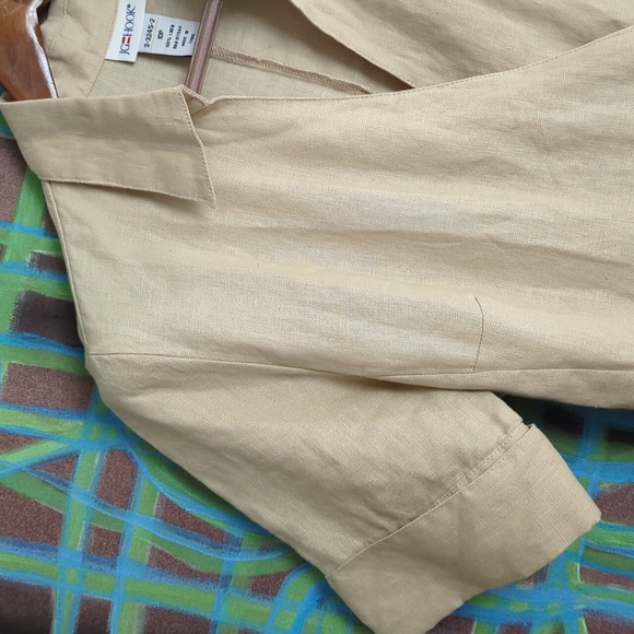 J.G. Hook 100% Linen Dress, Sz 10P - Picture 2 of 12